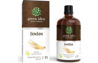 GREEN IDEA Ženšen tinktura - kapky 100 ml